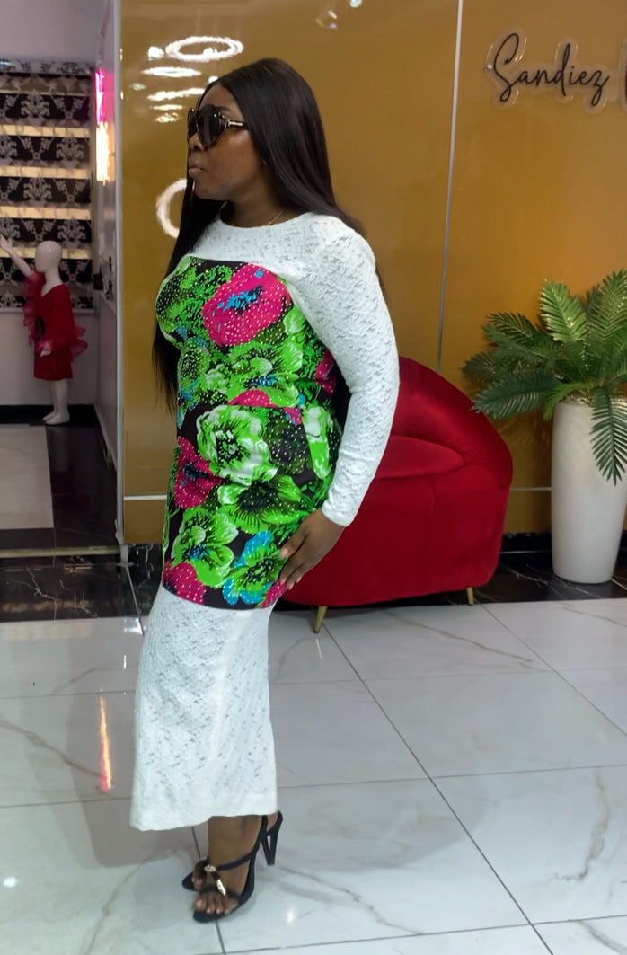 Fitted Ankara Dress