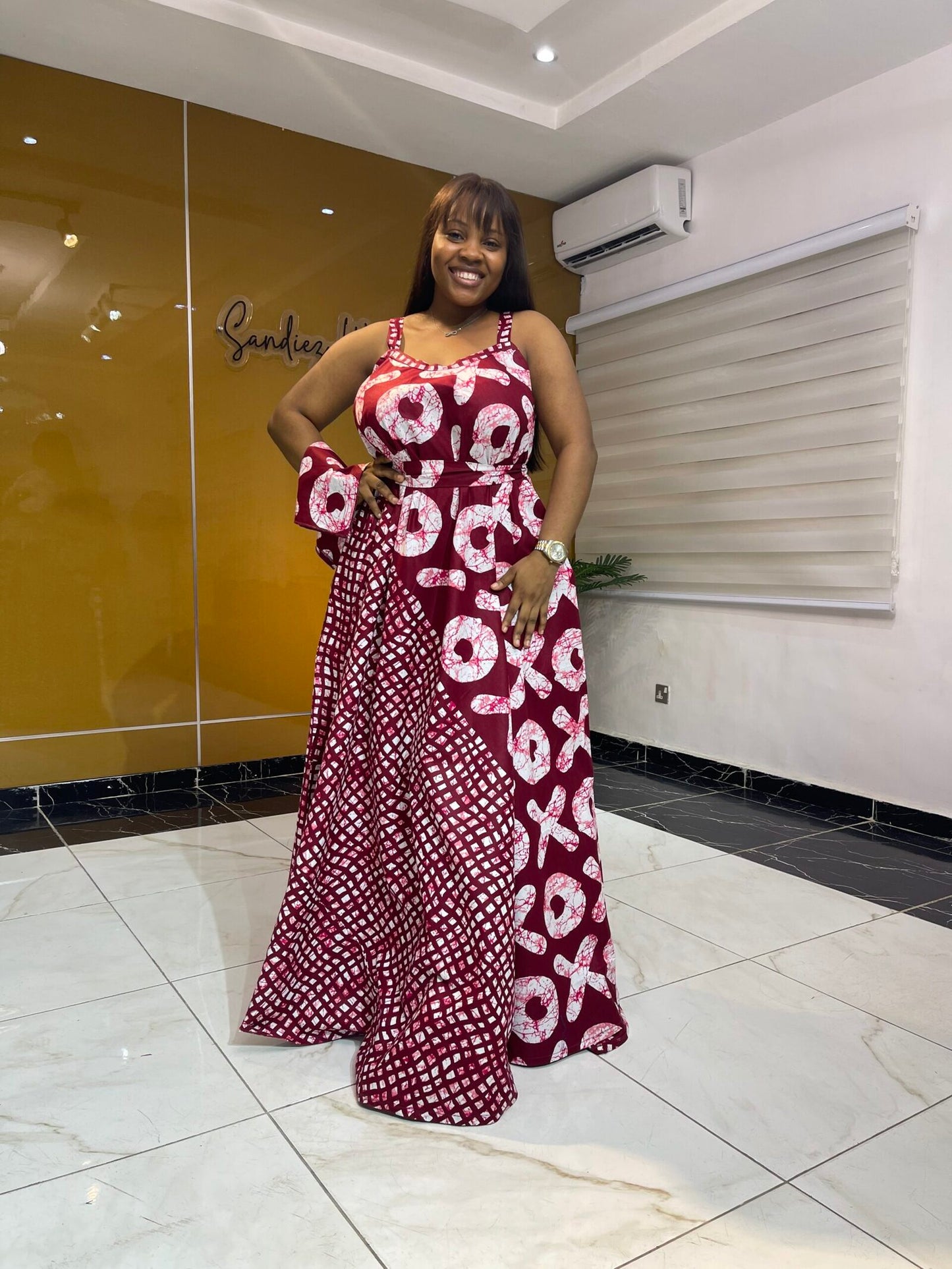 Ankara Maxi Dress