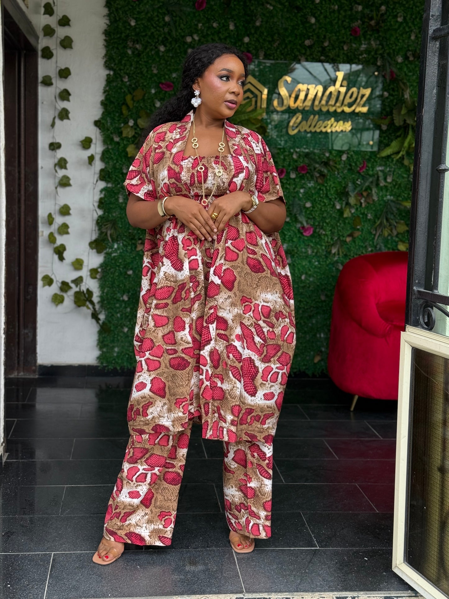 Adun 3pc Chiffon Set