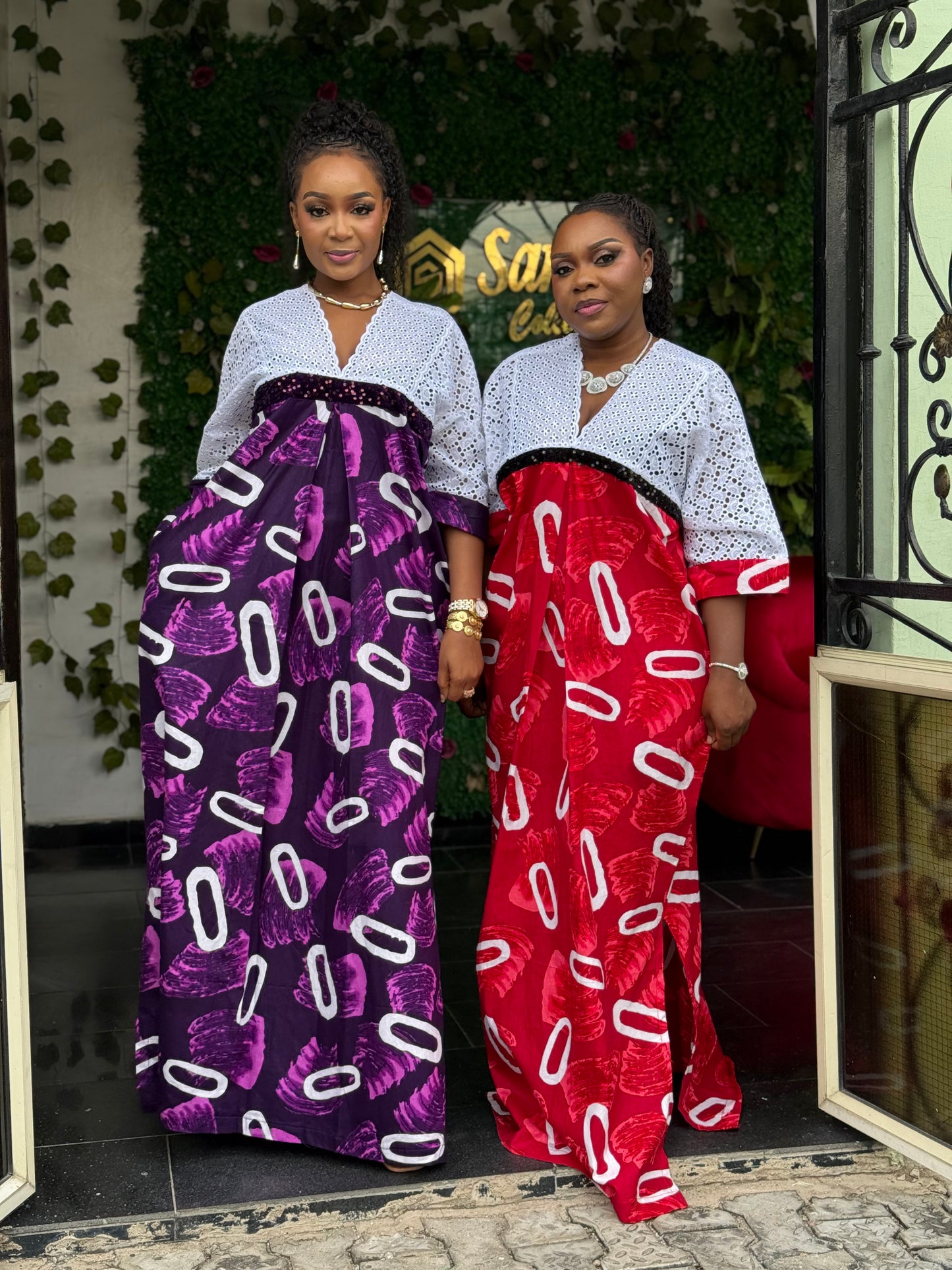 Ankara Dry Lace Dress