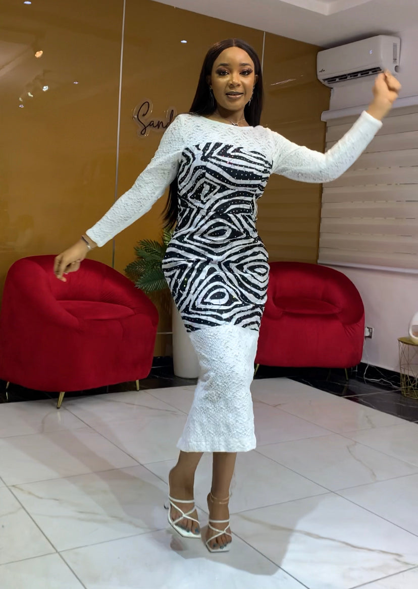 Fitted Ankara Dress