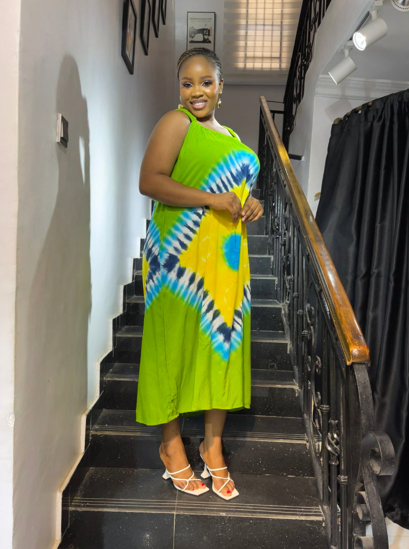 Adire Summer Maxi (Straight)